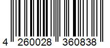 Barcode 4260028360838