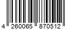 Barcode 4260065870512