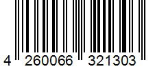 Barcode 4260066321303