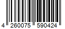 Barcode 4260075590424