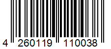 Barcode 4260119110038