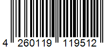 Barcode 4260119119512