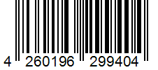 Barcode 4260196299404