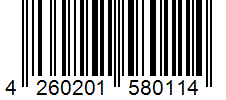 Barcode 4260201580114
