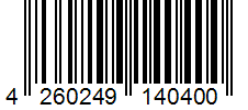 Barcode 4260249140400