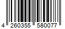 Barcode 4260355580077