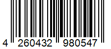 Barcode 4260432980547
