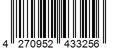 Barcode 4270952433256