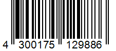 Barcode 4300175129886