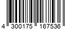 Barcode 4300175167536