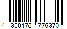 Barcode 4300175776370