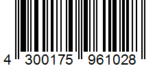 Barcode 4300175961028