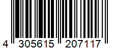 Barcode 4305615207117