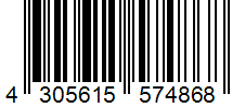 Barcode 4305615574868