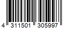 Barcode 4311501305997