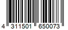 Barcode 4311501650073