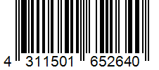 Barcode 4311501652640