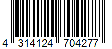 Barcode 4314124704277