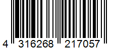 Barcode 4316268217057