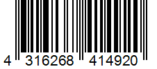 Barcode 4316268414920