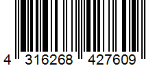 Barcode 4316268427609