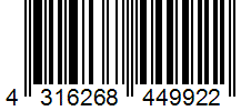 Barcode 4316268449922