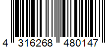 Barcode 4316268480147