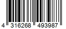 Barcode 4316268493987