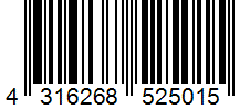 Barcode 4316268525015