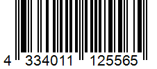 Barcode 4334011125565