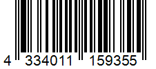 Barcode 4334011159355