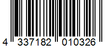 Barcode 4337182010326