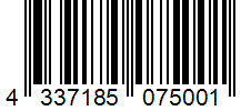 Barcode 4337185075001