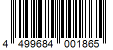 Barcode 4499684001865