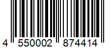 Barcode 4550002874414