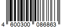 Barcode 4600300086863