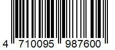Barcode 4710095987600