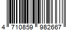 Barcode 4710859982667