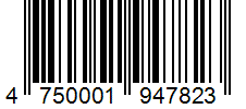 Barcode 4750001947823