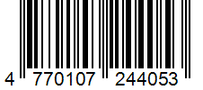 Barcode 4770107244053