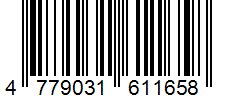 Barcode 4779031611658