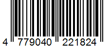 Barcode 4779040221824