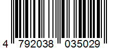 Barcode 4792038035029