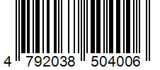 Barcode 4792038504006