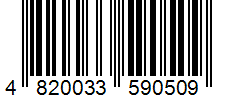 Barcode 4820033590509
