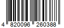 kod kreskowy ean 4820096260388
