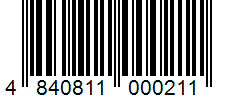 Barcode 4840811000211