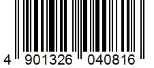 Barcode 4901326040816