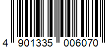 Barcode 4901335006070