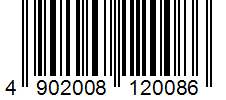 Barcode 4902008120086